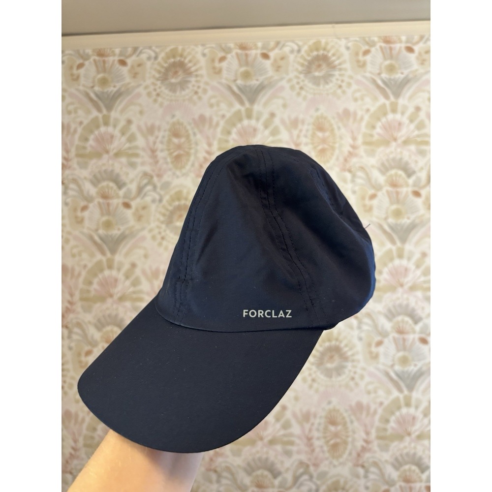 Forclaz Strap Back Hat Adjustable Blue Cap Athletic Running